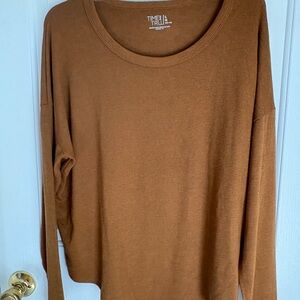 Time and Tru Women's Caramel Colored Sweater  Top
